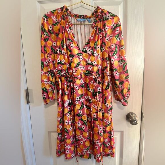 Draper James Pink and Orange Floral Dress - Picture 6 of 6